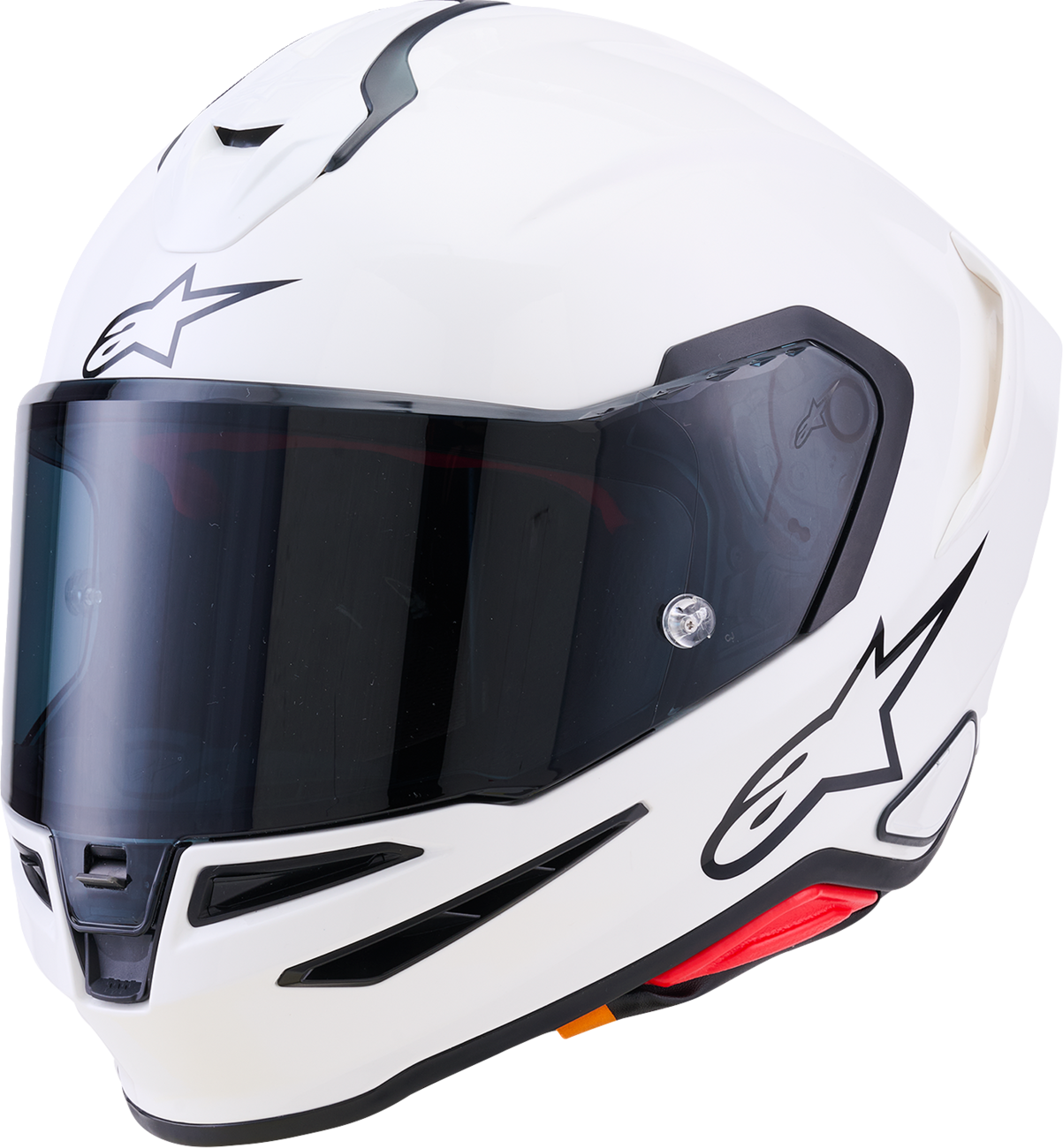 Alpinestars Supertech R7 Helmet - 22.06 Homologation, Solid Gloss White, XS - Part 8202126-2180-XS