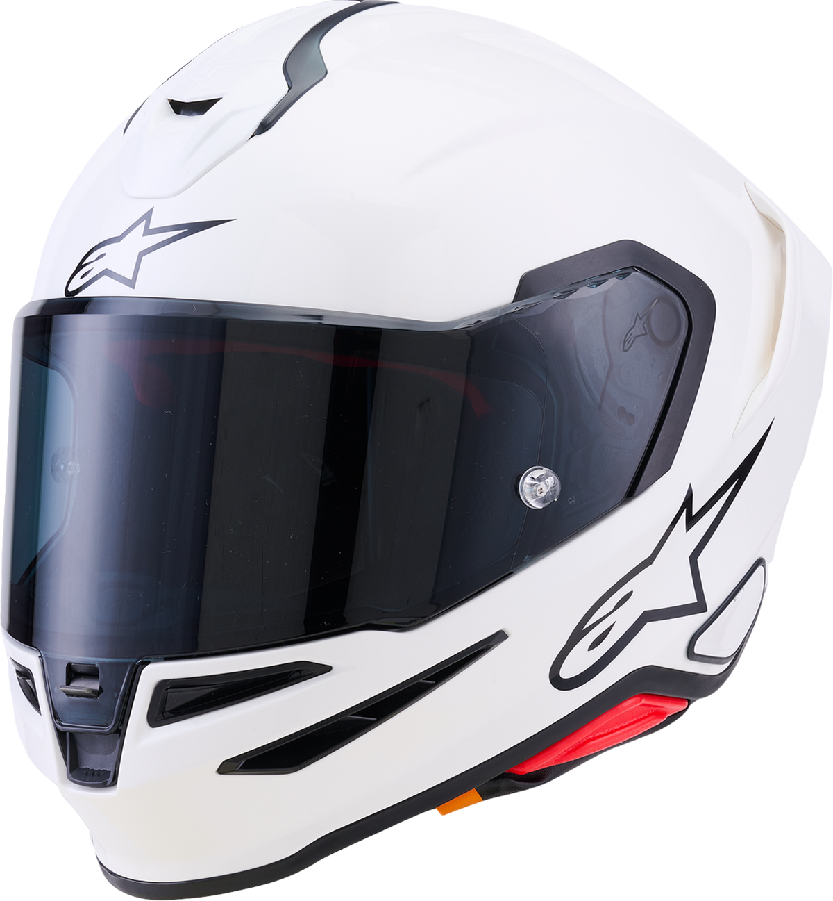 Alpinestars Supertech R7 Helmet - 22.06 Homologation, Solid Gloss White, XS - Part 8202126-2180-XS