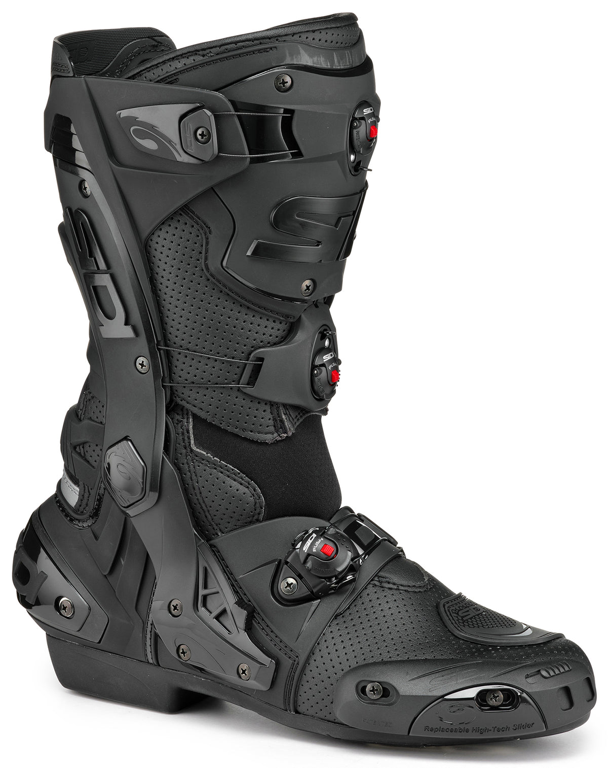 Sidi REX Air Boot Black Size 44 – Street Motorcycle Boots for Comfort and Protection