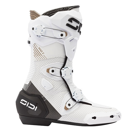 Sidi MAG-2 Air BT Cycling Shoes – White and Black, Size 42