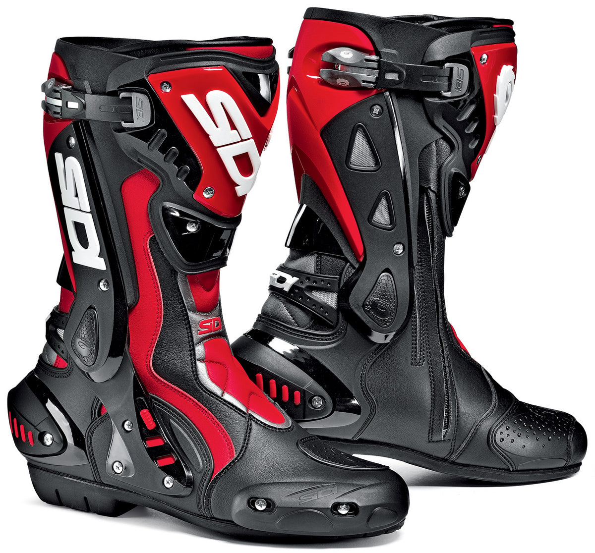 Sidi ST Boot Black/Reddish Brown Size 39 - Street Style Riding Boots