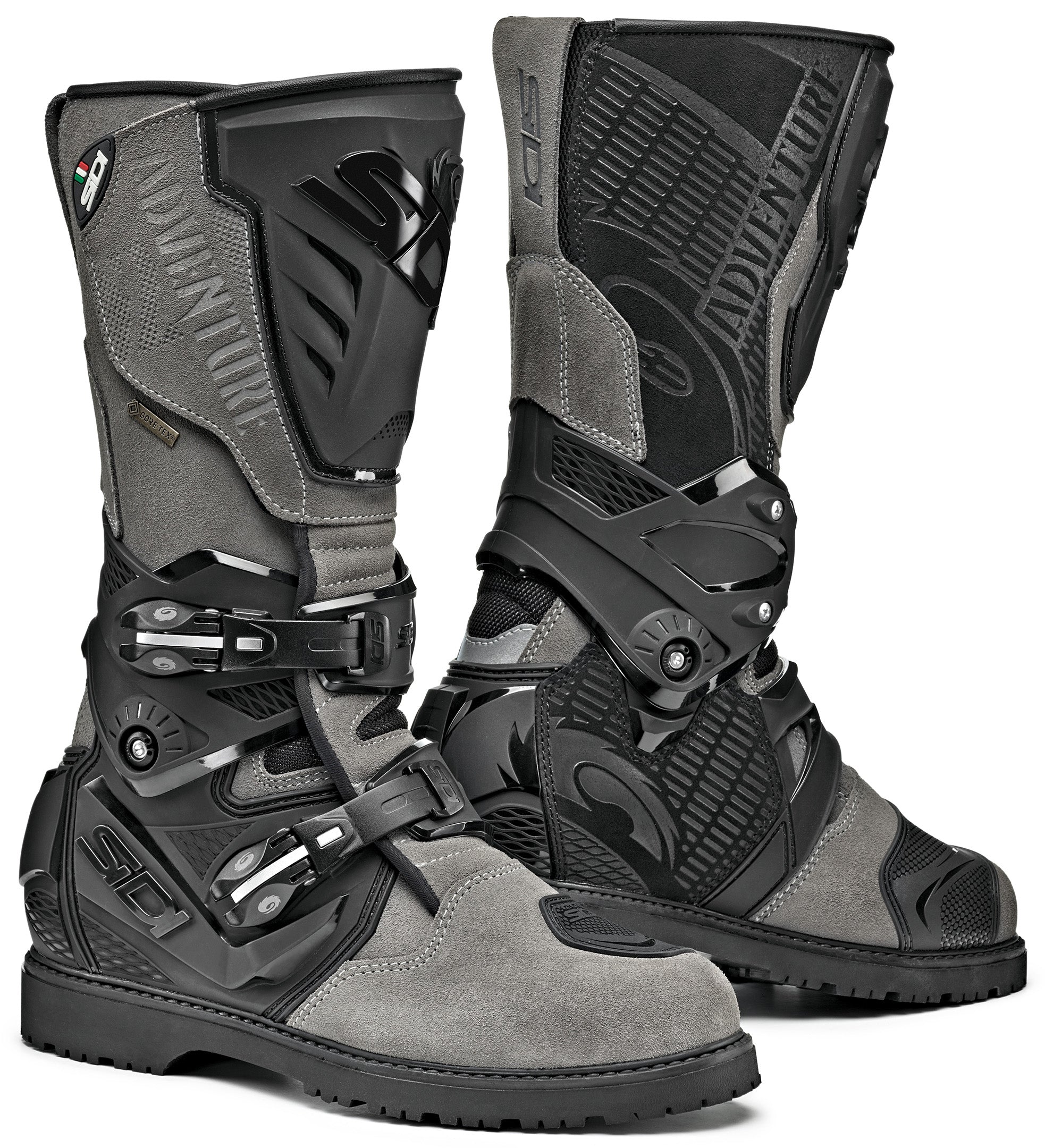 Sidi Adventure 2 Gore BT Gray Motorcycle Boots - Size 46