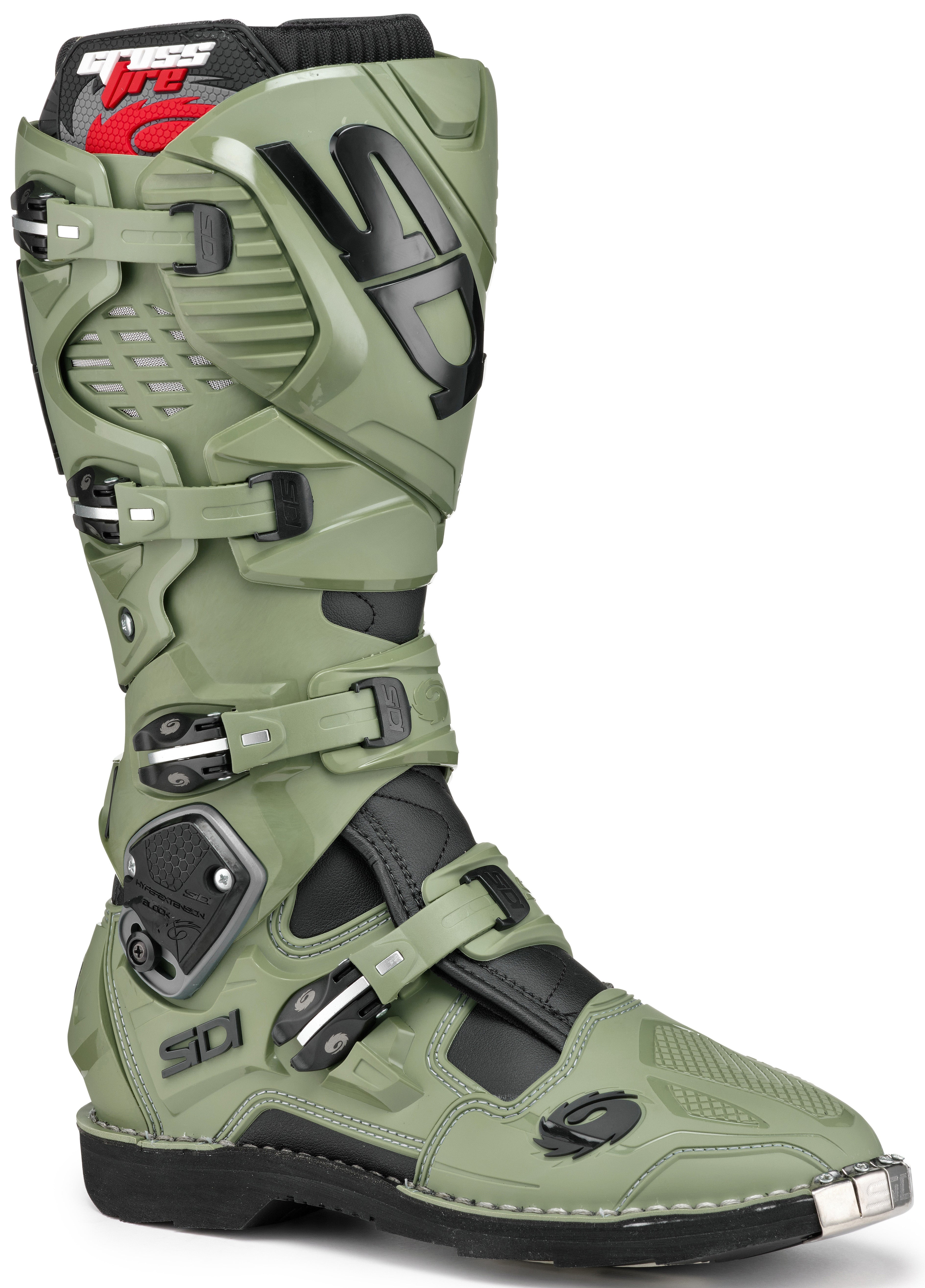 Sidi Crossfire 3 TA BT Offroad Motorcycle Boots - Black, Size 41