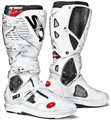 Sidi Crossfire 3 SRS Offroad Motorcycle Boots, Size 42, White
