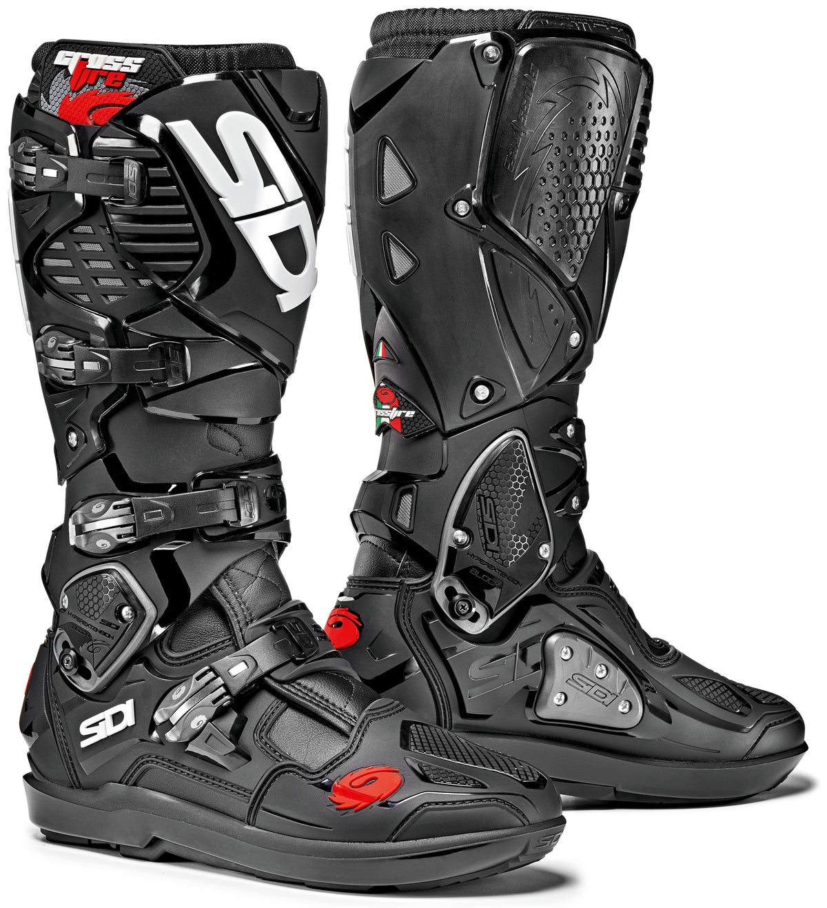 Sidi Crossfire 3 SRS Offroad Motorcycle Boots - Black, Size 47