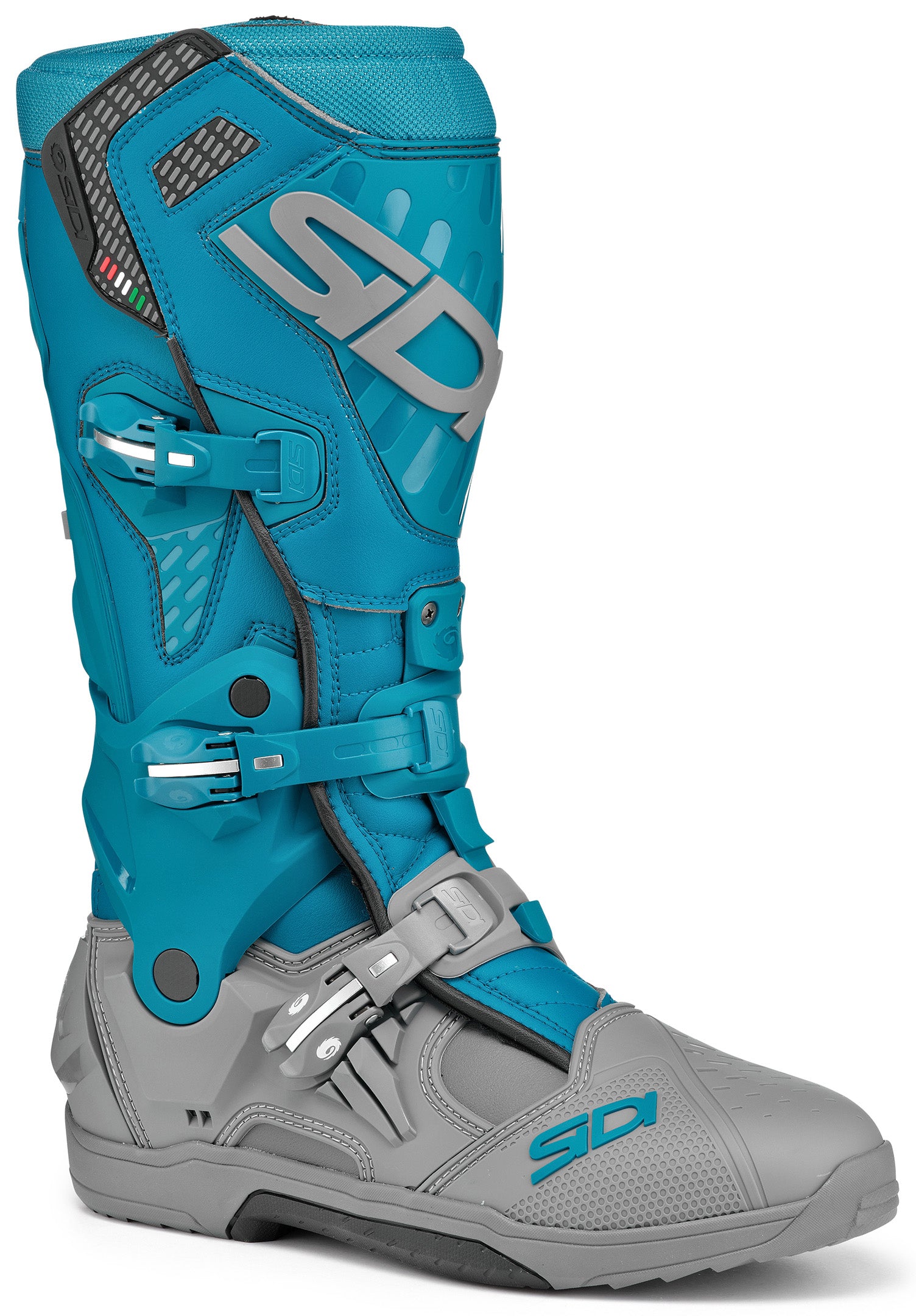 Sidi Crossair BT Grey Offroad Motorcycle Boots Size 39 - Model CROSSAIR BT GY/PETR