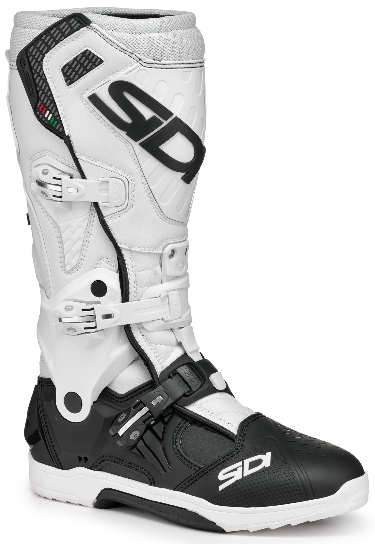 Sidi Crossair BT Black and White Offroad Motorcycle Boots - Size 39
