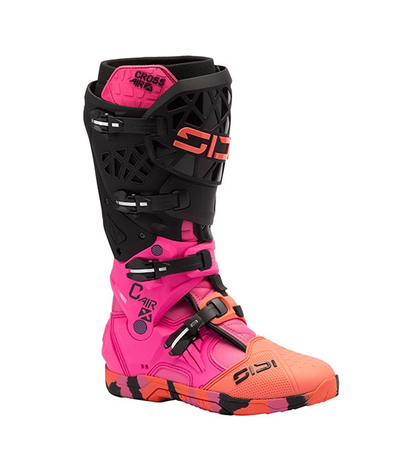Sidi Crossair X BT Messy Coral Cycling Shoes – Size 46, Italian Design