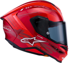Alpinestars Supertech R7 Helmet - 22.06 A-Core - Gloss Red/White - XS
