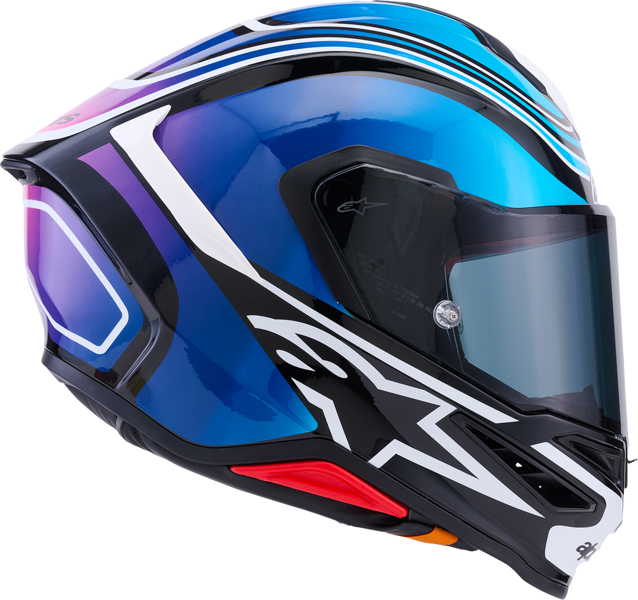 Alpinestars Supertech R7 Helmet Zeal XL – Lightweight Carbon Composite Racing Helmet with Advanced Aerodynamics and Enhanced Impact Protection