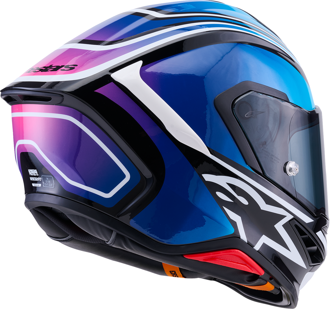 Alpinestars Supertech R7 Helmet Zeal XL – Lightweight Carbon Composite Racing Helmet with Advanced Aerodynamics and Enhanced Impact Protection