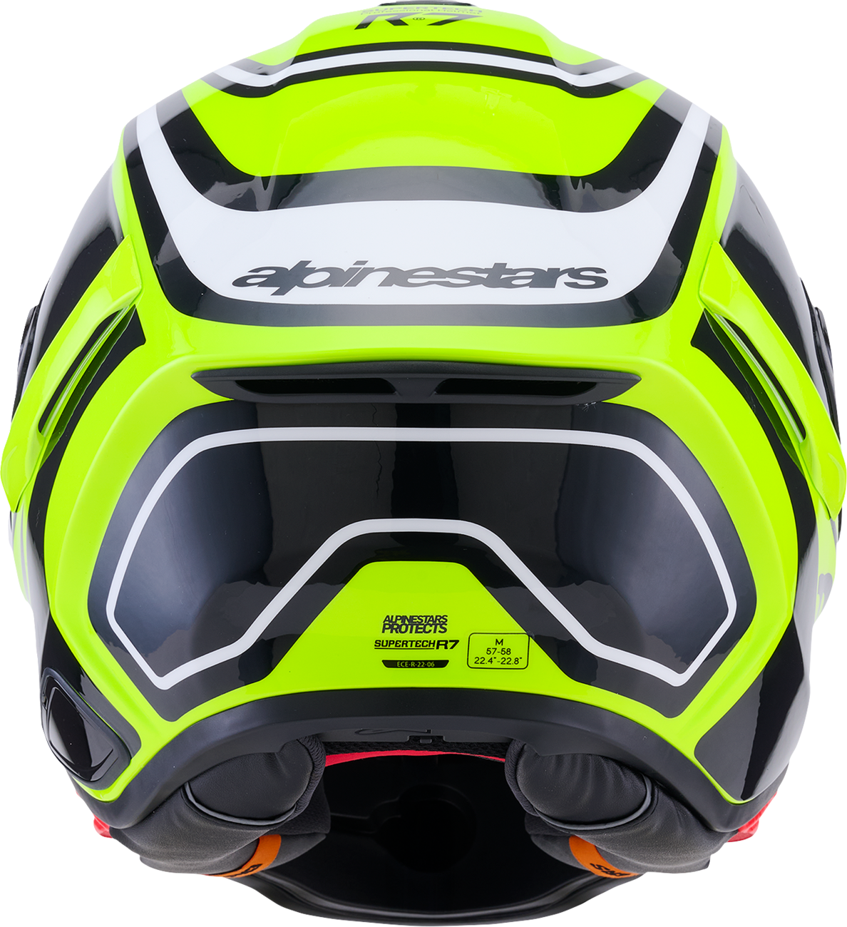 Alpinestars Supertech R7 Helmet Zeal XL by ALPINESTARS – High-Performance Racing Helmet with Carbon Composite Shell and Advanced Safety Features