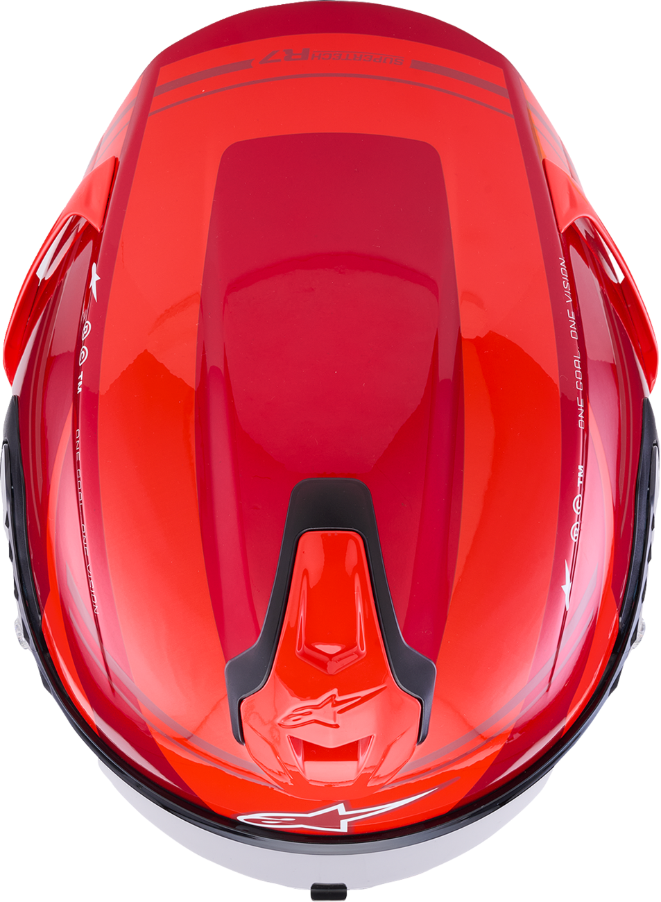 Alpinestars Supertech R7 Helmet - 22.06 Certified, A-Core, Gloss Red/White - Large