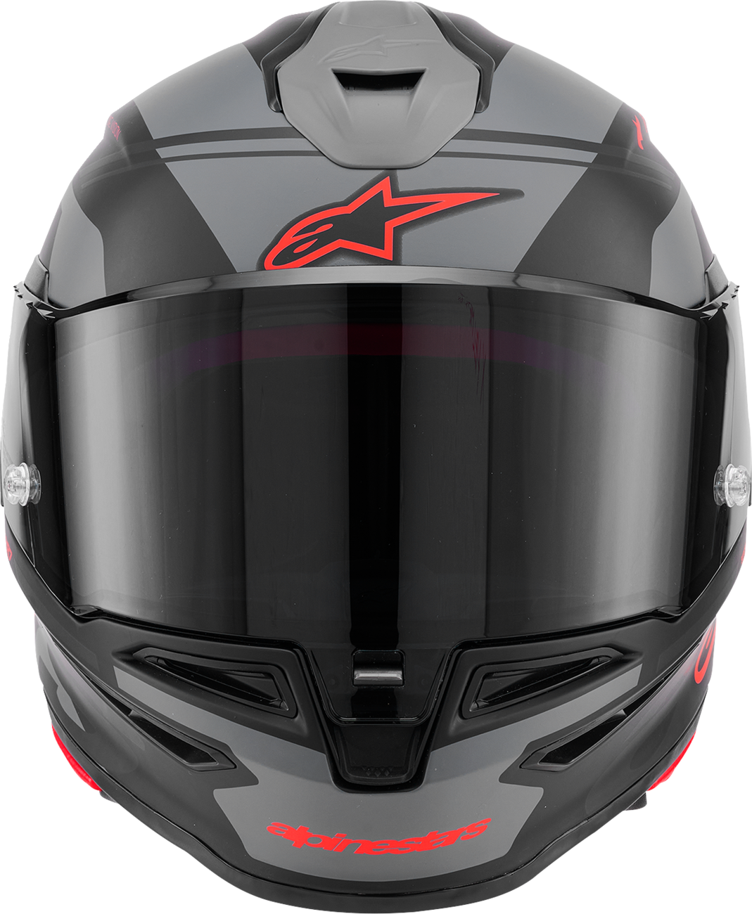 Alpinestars Supertech R7 Helmet - 22.06 A-Core, Matte Black/Gray/Red, 2XL