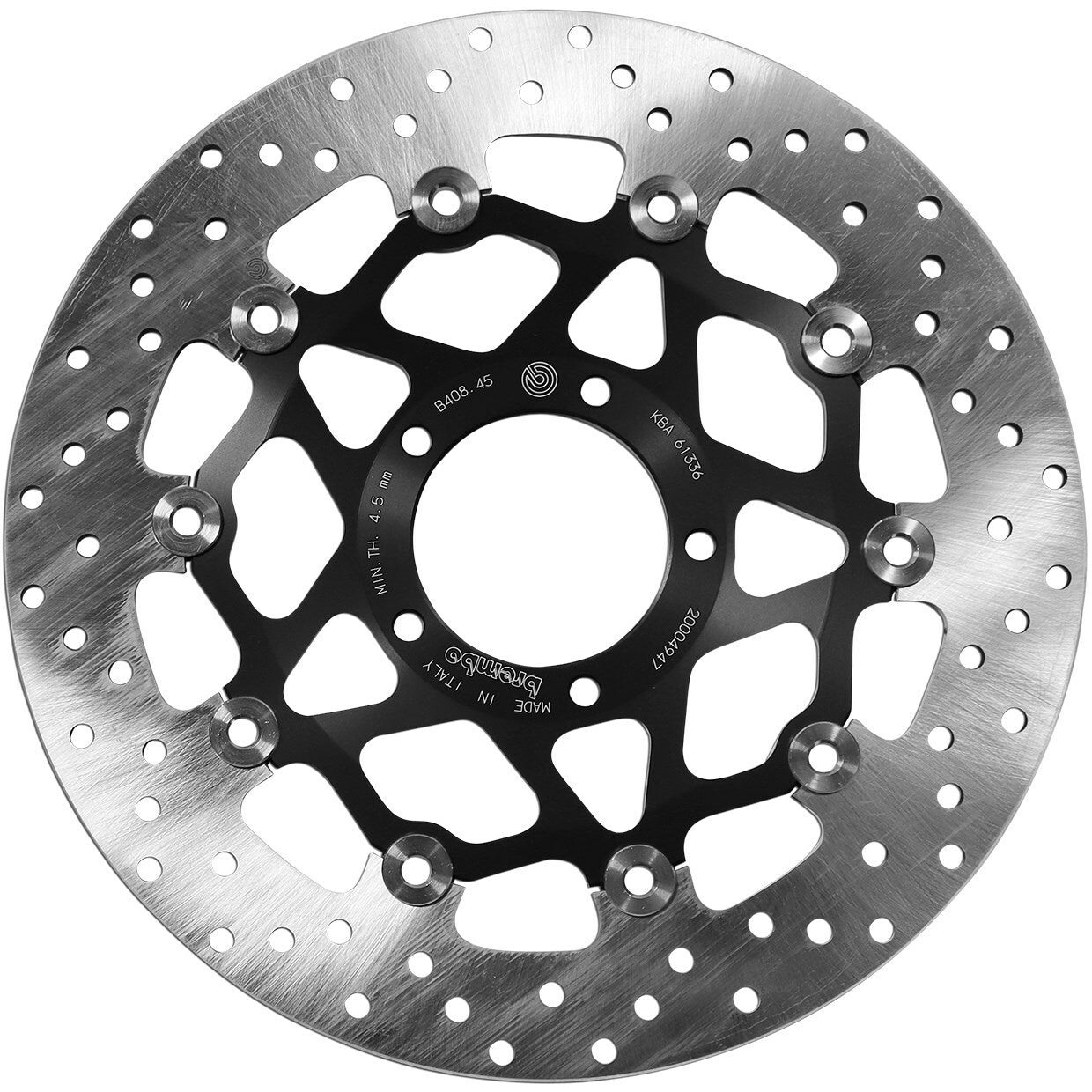 Brembo Serie Oro 78B40845 Floating Front Brake Rotor for Ducati Hypermotard