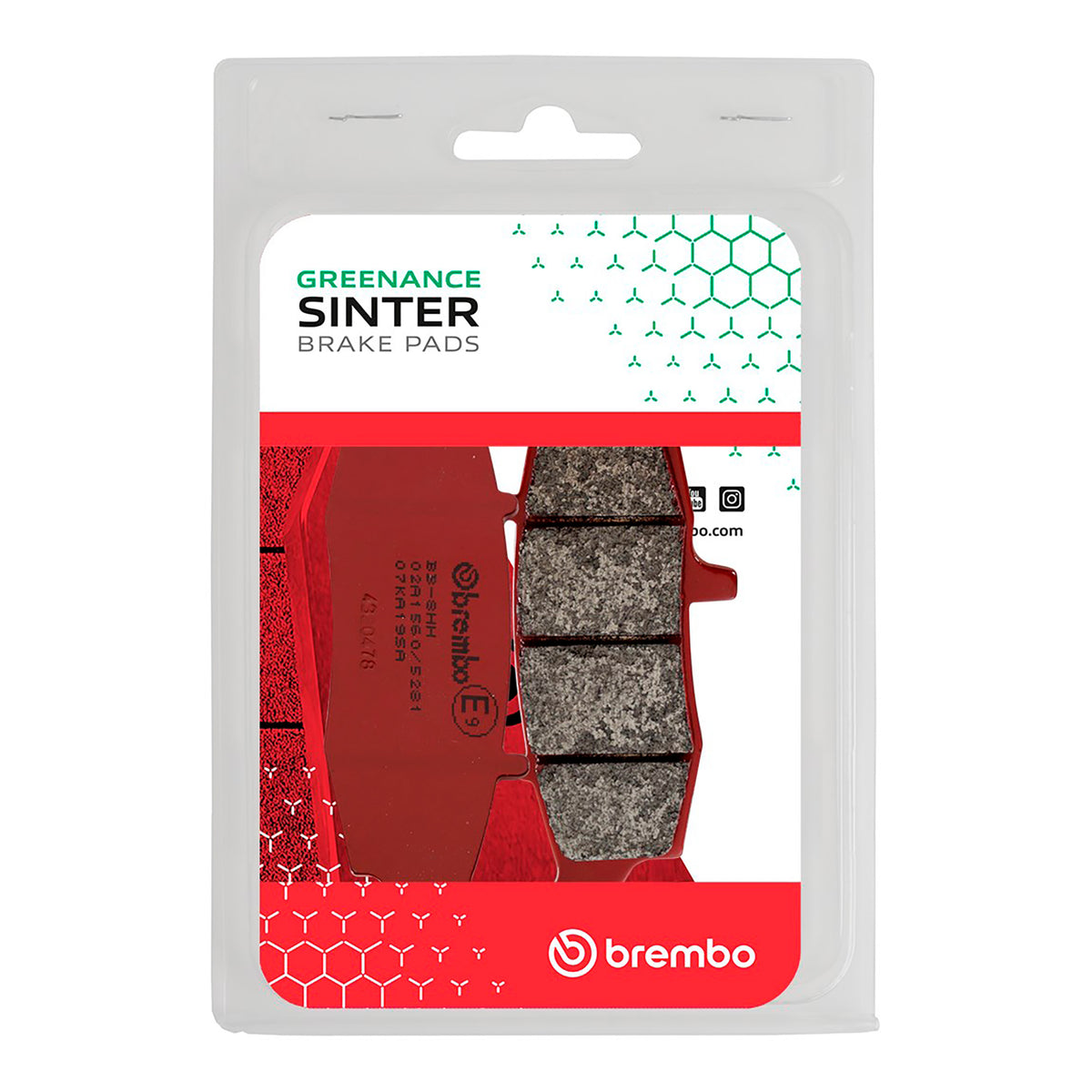 Brembo 07KA19SA Prime SA Sintered Front Brake Pads