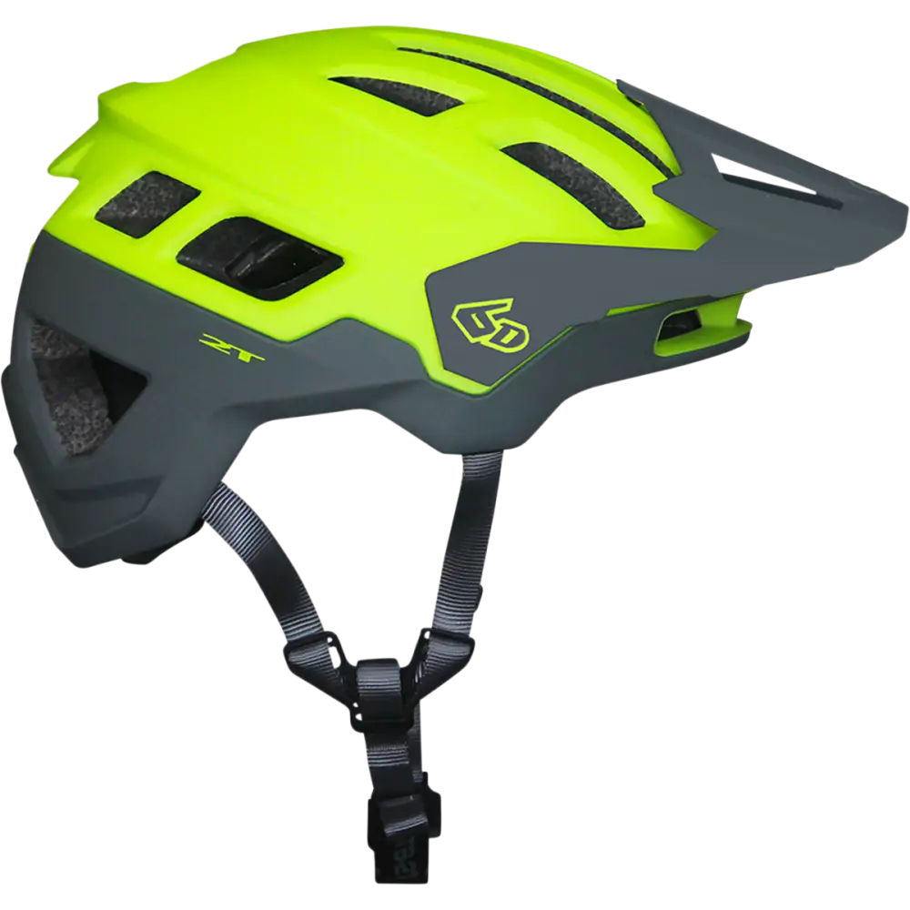 6D HELMETS ATB-2T Helmet - Ascent - Neon Yellow/Gray Matte - M/L 23-0046