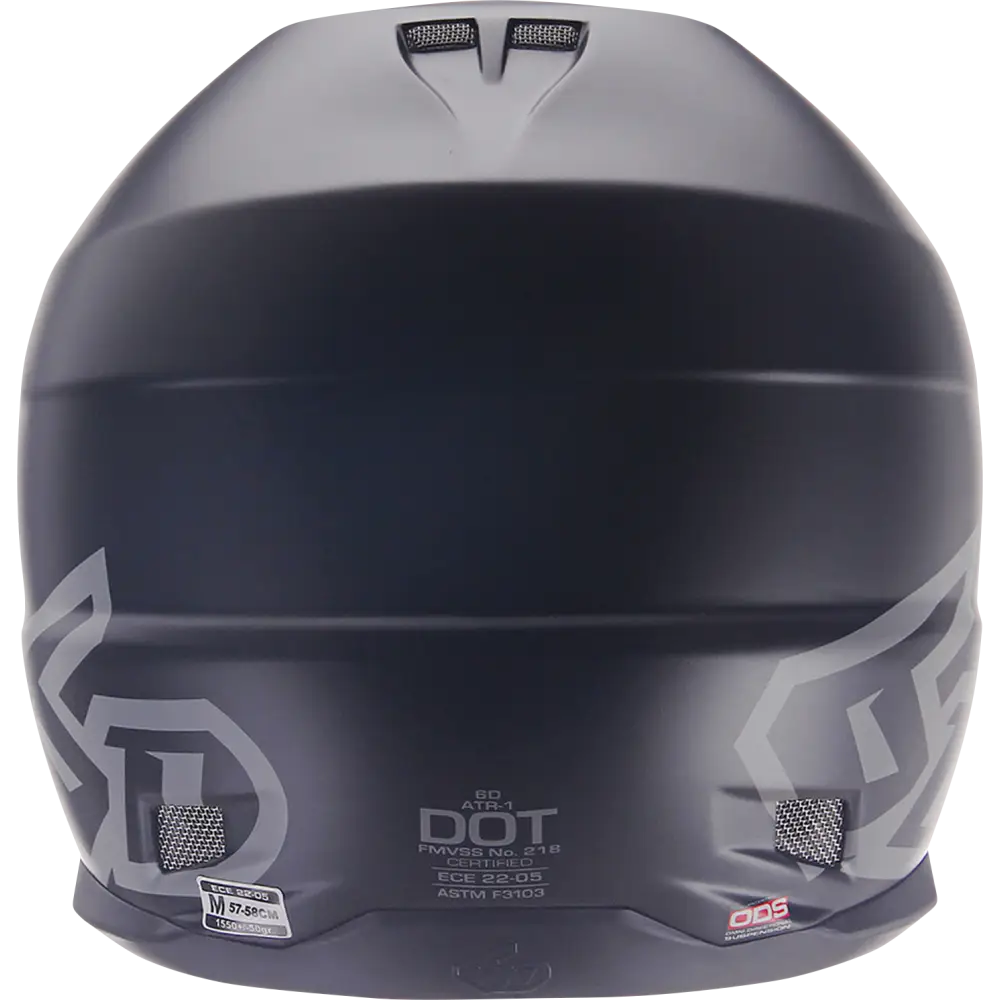6D HELMETS ATR-1 Helmet - Matte Black - Small 10-3705