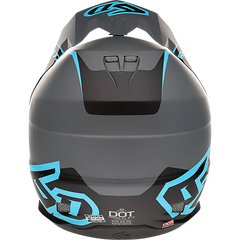 6D HELMETS ATR-1 Helmet - Stealth - Cyan - Large 10-4627