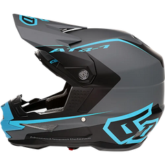 6D HELMETS ATR-1 Helmet - Stealth - Cyan - XS 10-4624
