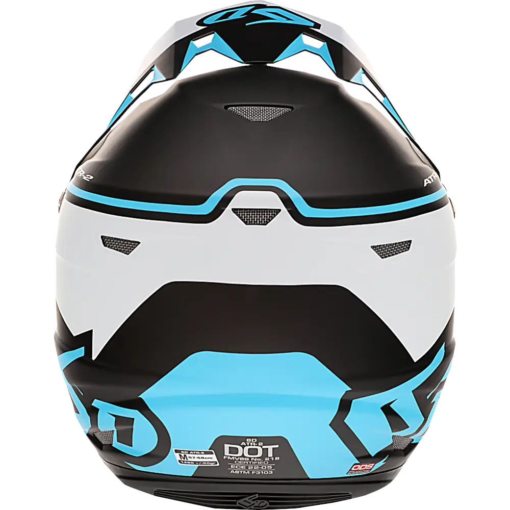 6D HELMETS ATR-2 Helmet - Drive - Cyan - 2XL 12-2729
