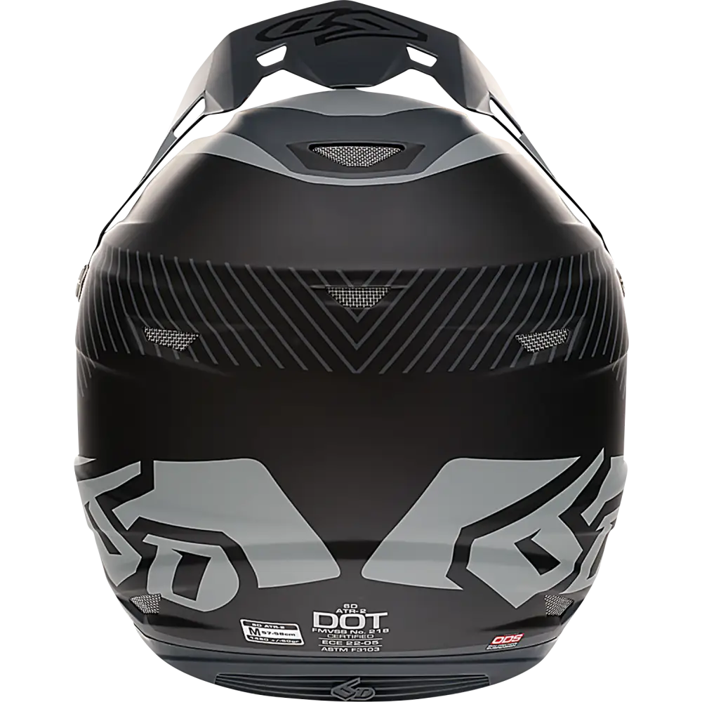 6D HELMETS ATR-2 Helmet - Fusion - Black - XL 12-2908