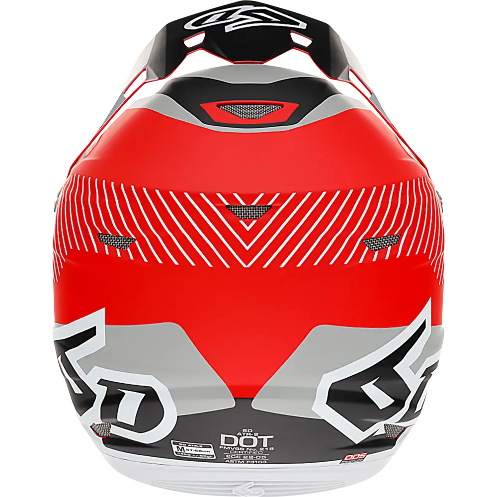 6D HELMETS ATR-2 Helmet - Fusion - Red - Small 12-2935