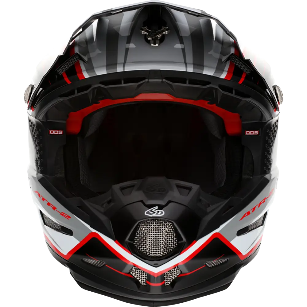 6D HELMETS ATR-2 Helmet - Phase - White/Red - 2XL 12-2839