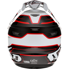6D HELMETS ATR-2 Helmet - Phase - White/Red - Large 12-2837