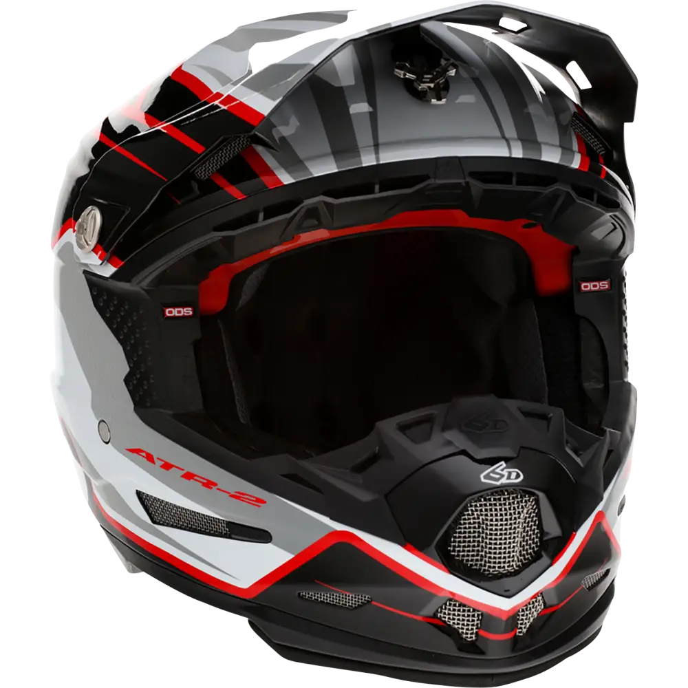 6D HELMETS ATR-2 Helmet - Phase - White/Red - XS 12-2834