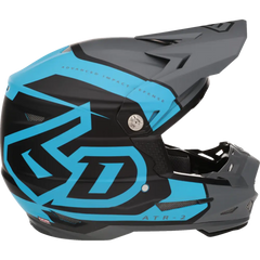 6D HELMETS ATR-2 Helmet - Torque - Cyan/Gray - Large 12-3237