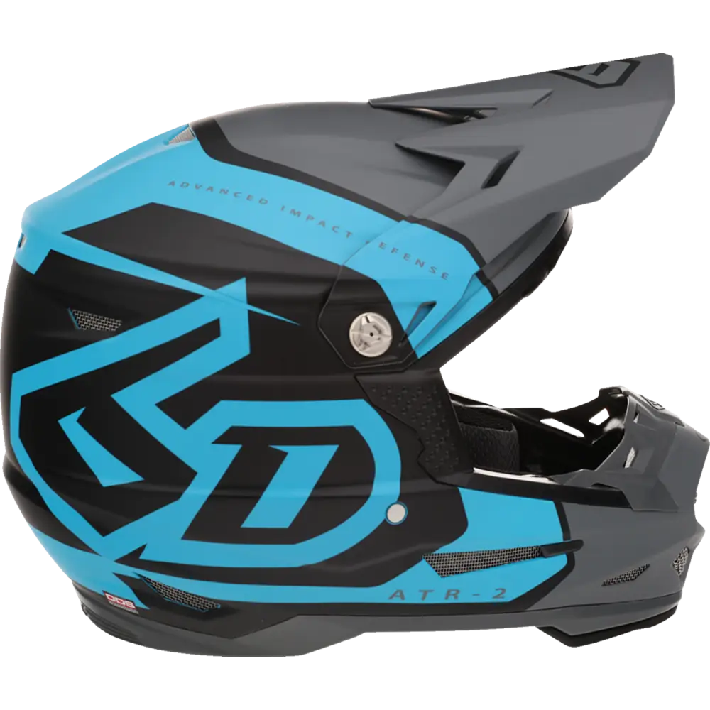 6D HELMETS ATR-2 Helmet - Torque - Cyan/Gray - Small 12-3235