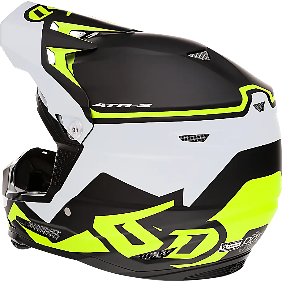 6D HELMETS ATR-2Y Helmet - Drive - Neon Yellow - Large 11-6322
