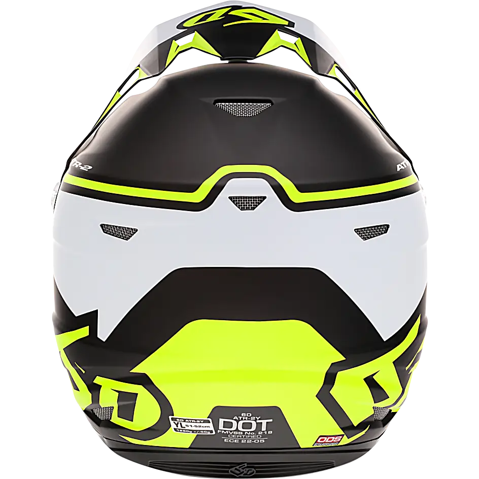 6D HELMETS ATR-2Y Helmet - Drive - Neon Yellow - Large 11-6322