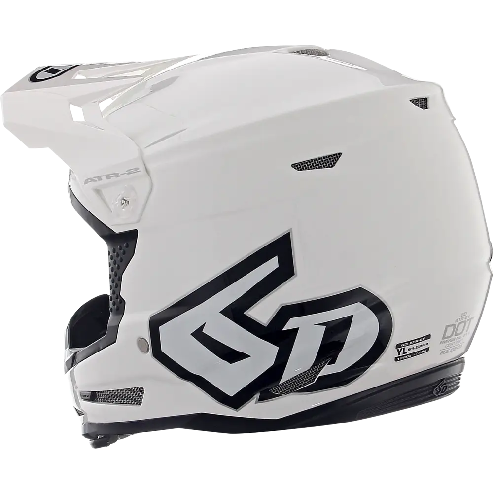 6D HELMETS ATR-2Y Helmet - Gloss White - Small 11-5610