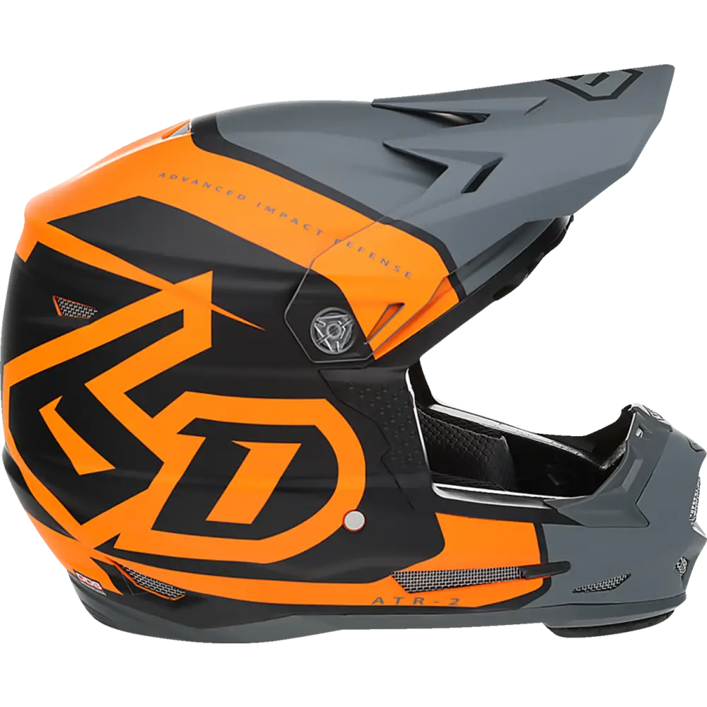 6D HELMETS ATR-2Y Helmet - Torque - Neon Orange - Large 11-6512