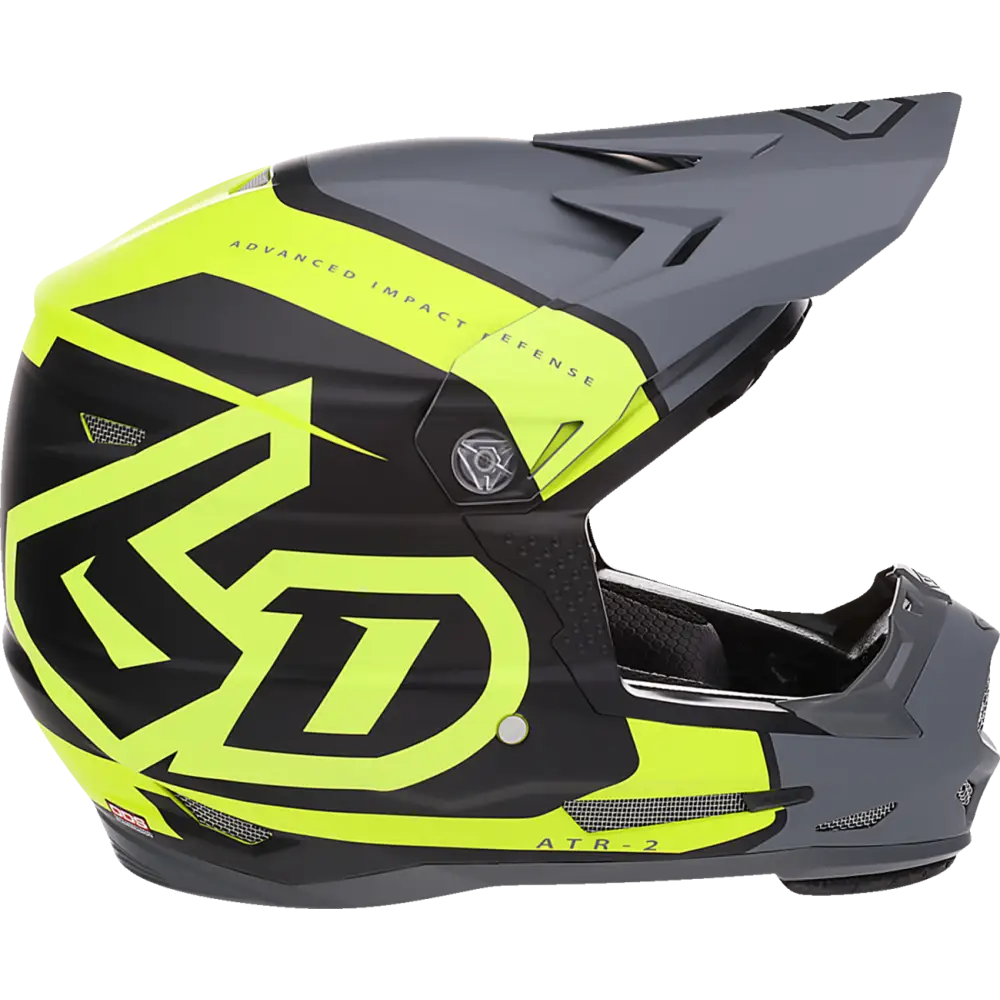 6D HELMETS ATR-2Y Helmet - Torque - Neon Yellow - Large 11-6522