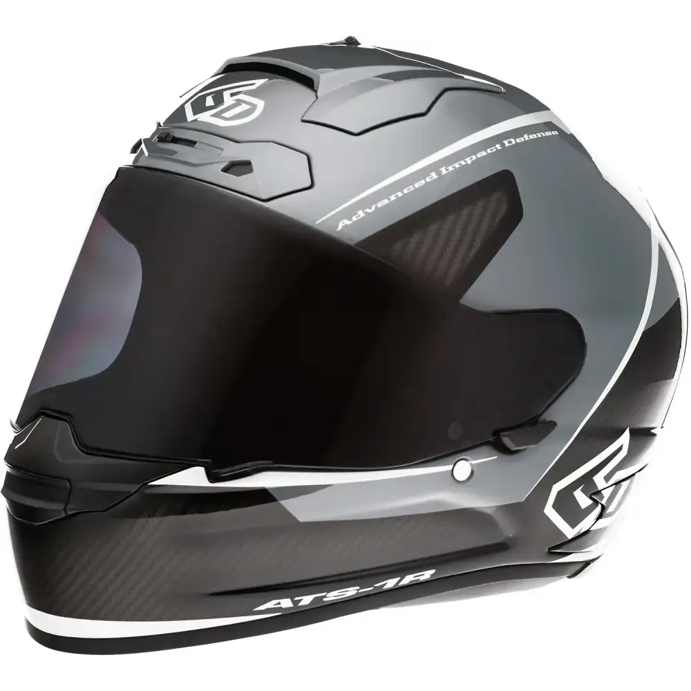 6D HELMETS ATS-1R Helmet - Alpha - Silver - Small 30-0585