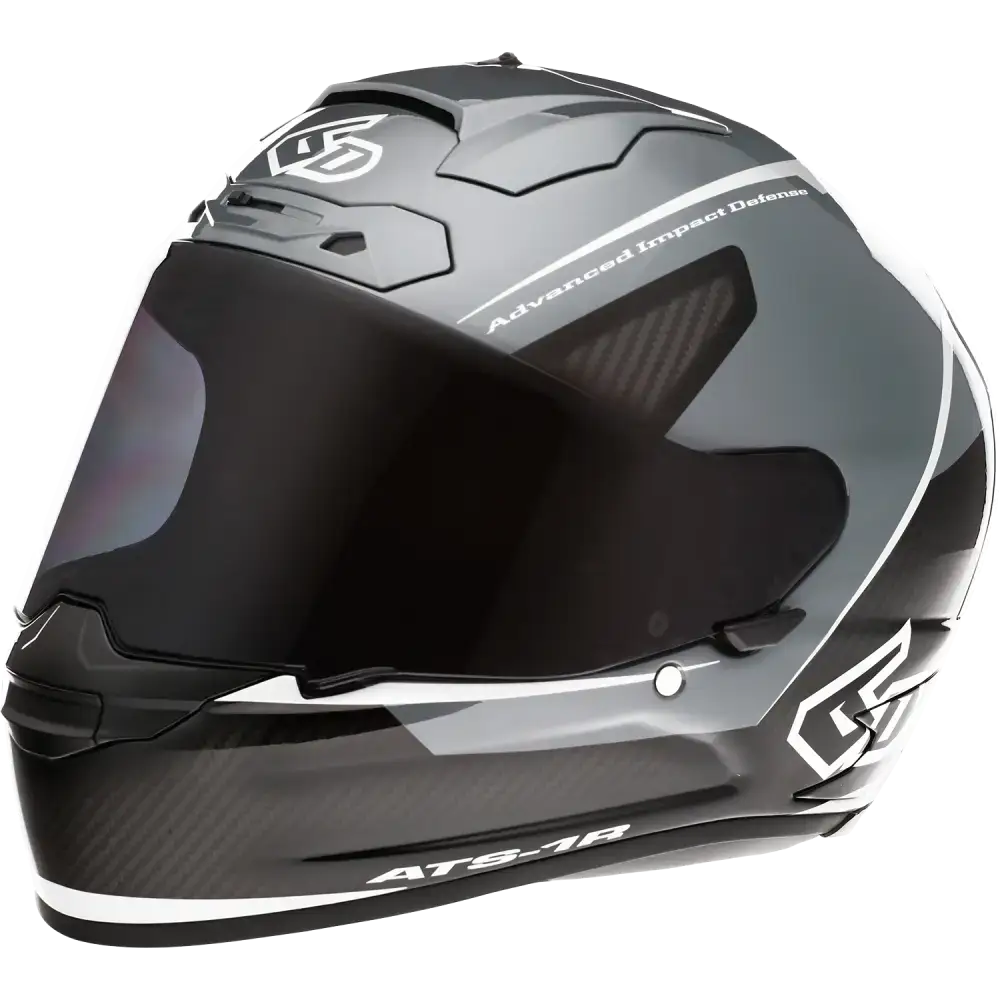 6D HELMETS ATS-1R Helmet - Alpha - Silver - Small 30-0585