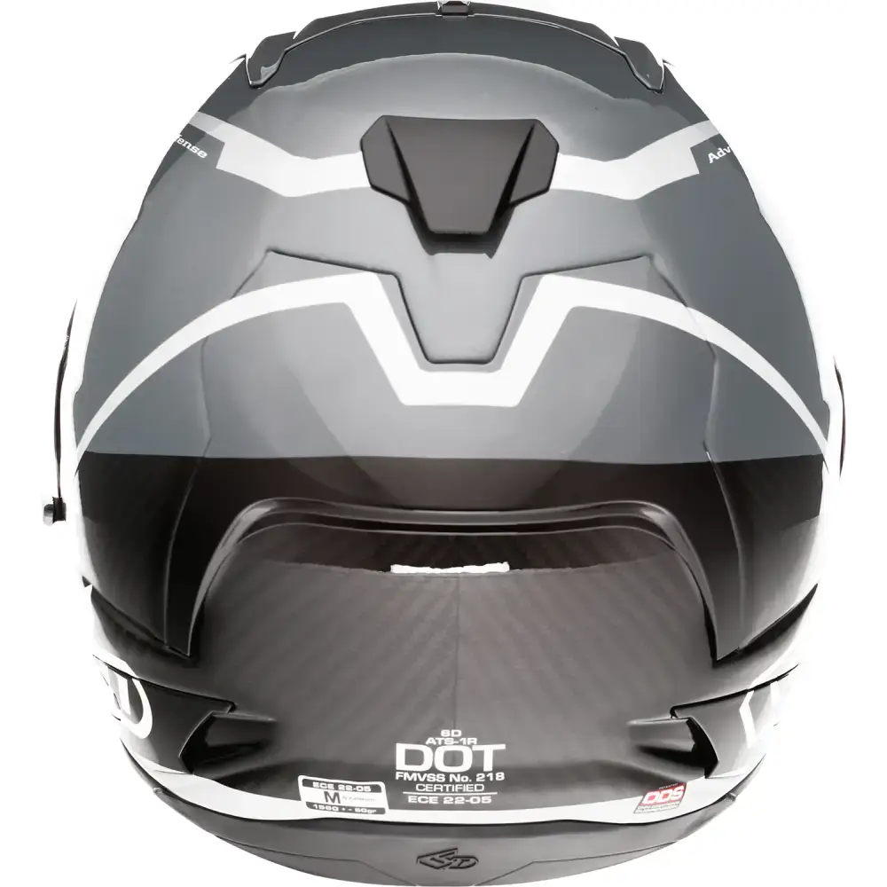 6D HELMETS ATS-1R Helmet - Alpha - Silver - Small 30-0585