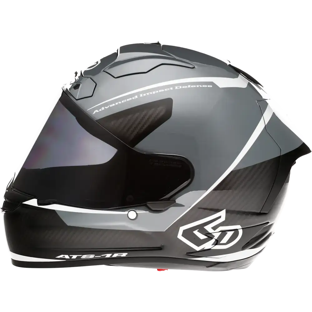 6D HELMETS ATS-1R Helmet - Alpha - Silver - Small 30-0585