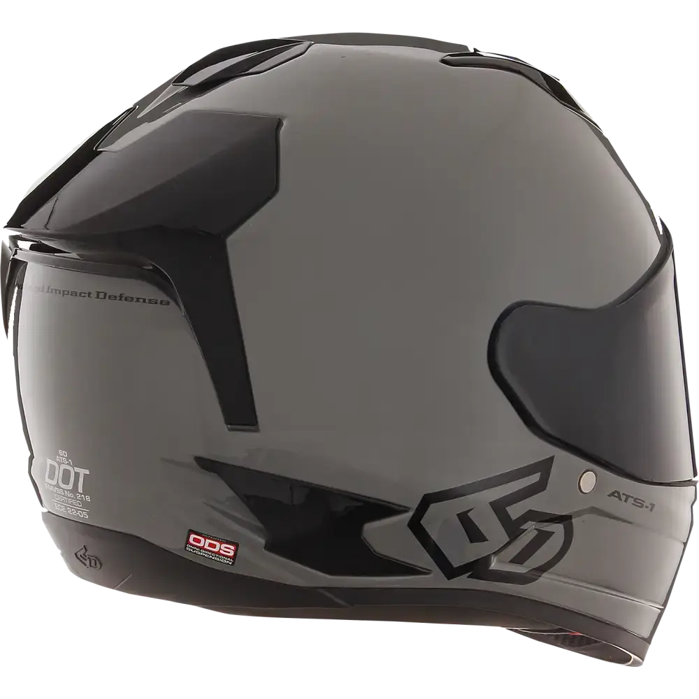 6D HELMETS ATS-1R Helmet - Gloss Gray - Small 30-0975