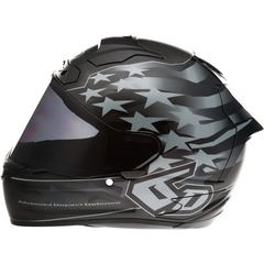 6D HELMETS ATS-1R Helmet - Patriot - Black - Large 30-0607