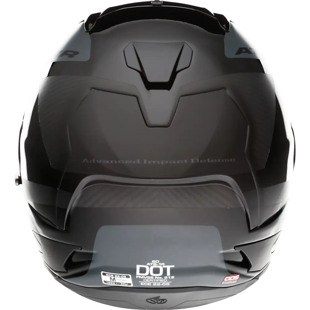 6D HELMETS ATS-1R Helmet - Wyman - Black/Gray - Engine Covers