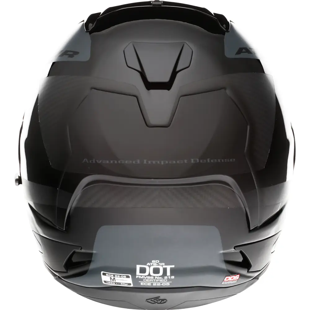 6D HELMETS ATS-1R Helmet - Wyman - Black/Gray - Engine Covers