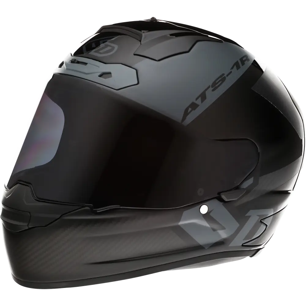 6D HELMETS ATS-1R Helmet - Wyman - Black/Gray - Engine Covers