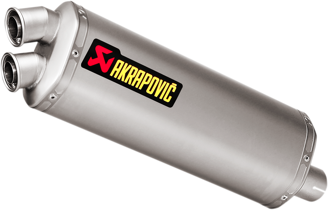 Akrapovic Slip-On Line Titanium Oval Muffler