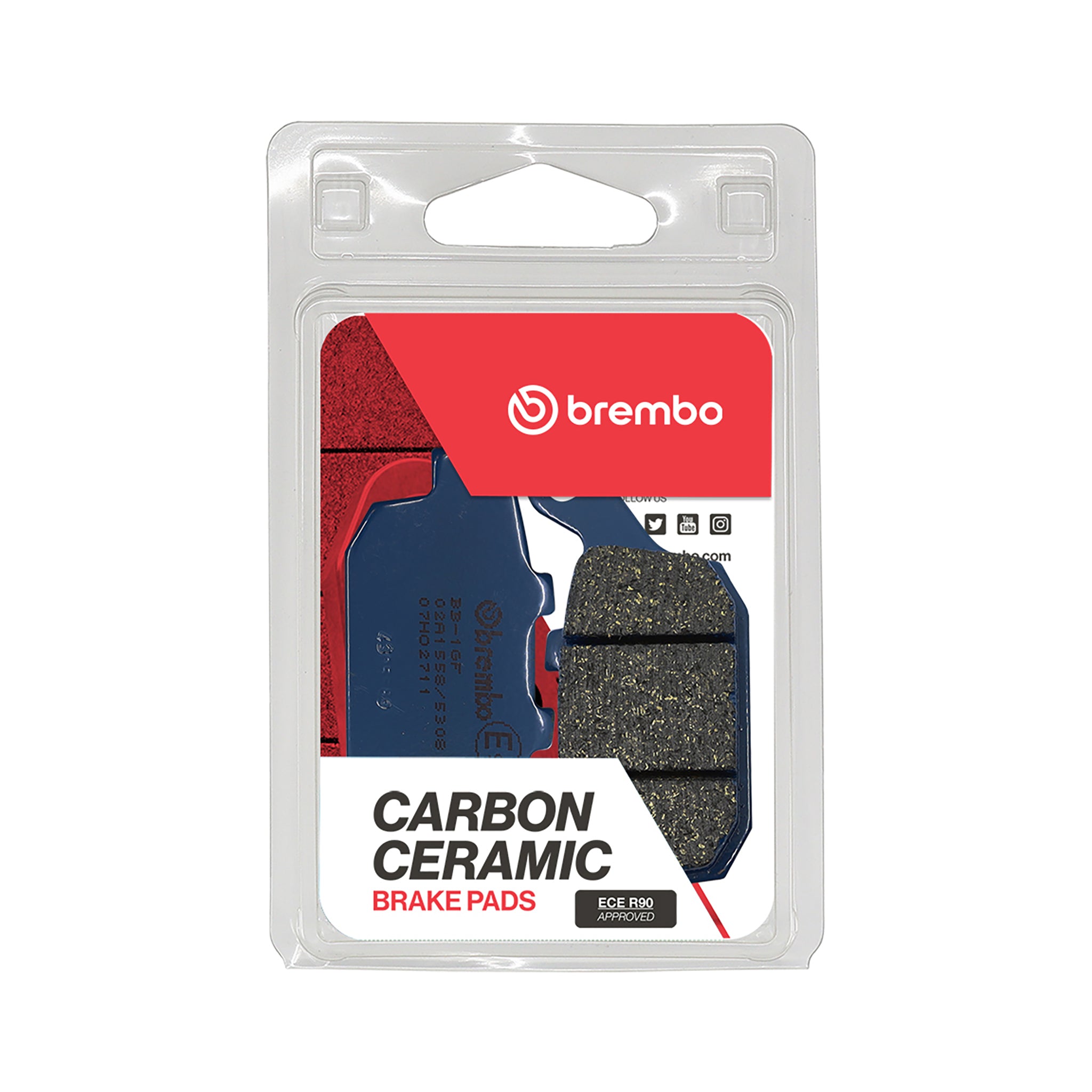Brembo 07HO2711 Prime Organic Brake Pads for Triumph Motorcycles