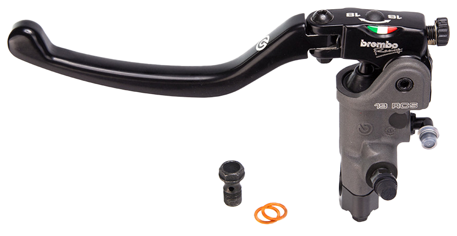 Brembo RCS Front Clutch Master Cylinder for 1-Inch Bars, Part Number 110A89770