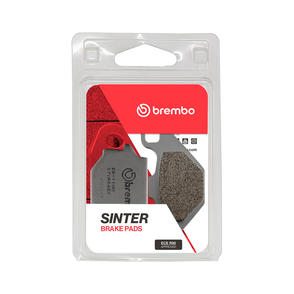 Brembo 07YA54SX Upgrade SX Sintered Brake Pads for Kawasaki Ninja 500R and KLR650
